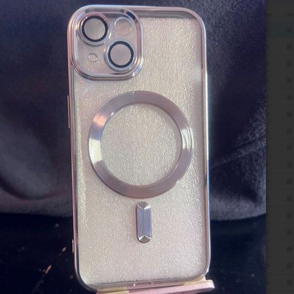 iPhone 15 Case - Luxury | Clear Soft Silicone | Magnetic Wireless Charging - Picture 1 of 5